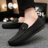 Fashion Round Toe Flat Male Casual Shoe Non Slip Footwear Offer Fashion 2025 In Promotion High Quality Trend Social Men's Leather Shoes