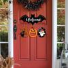 Halloween Door Sign Creative Welcome Hanging for Party Window Farmhouse