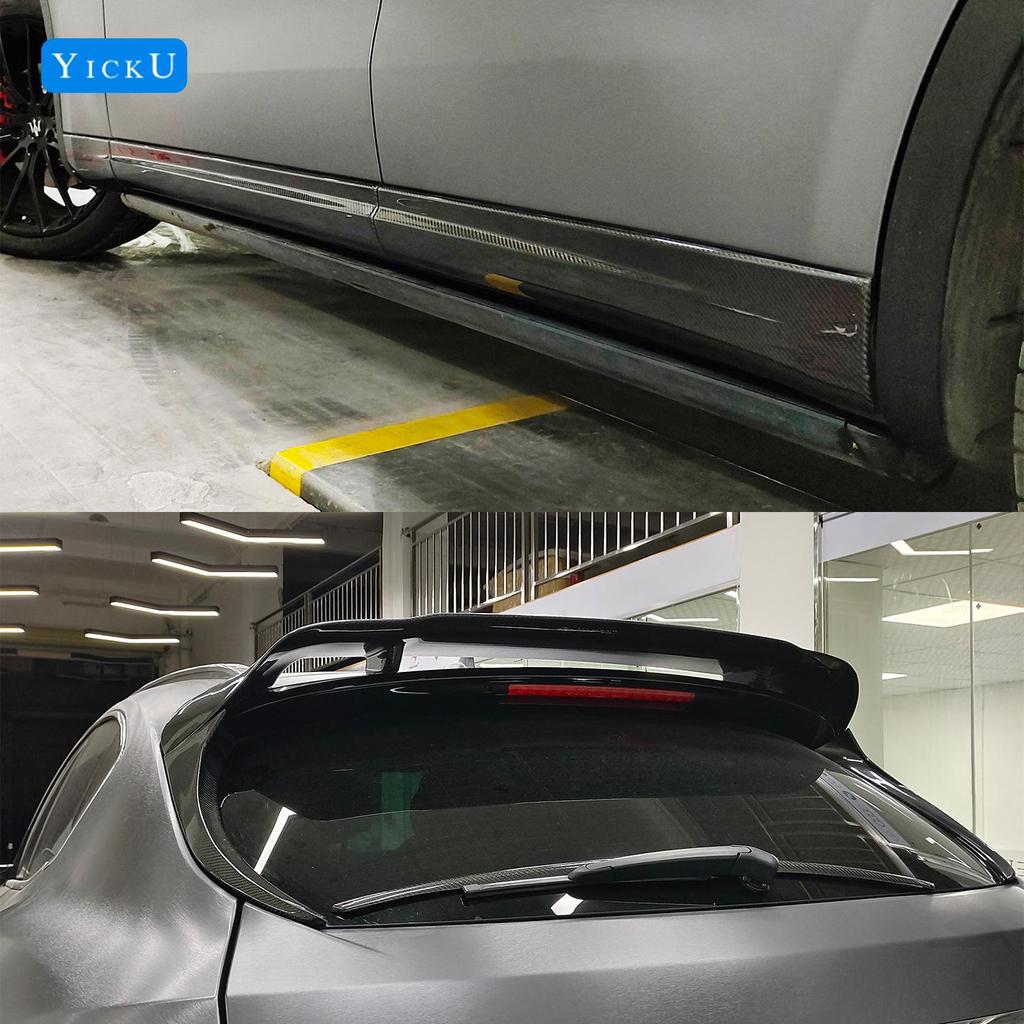 Maserati Levante Carbon Fiber Splitter, Diffuser, Flares, Panels, Deflectors, Hood & Roof Spoiler