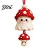 Holiday Party Favors Halloween Crochet Ghost Hanging Decoration Handmade Ornament for Car Cartoon Pendant Rearview Mirror Knit Yarn Decor