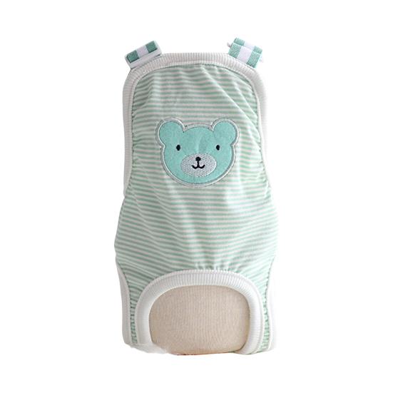 Design krku Měkký prodyšný kreslený potisk medvěda Pet Psí plenka Hygienické kalhotky Pet