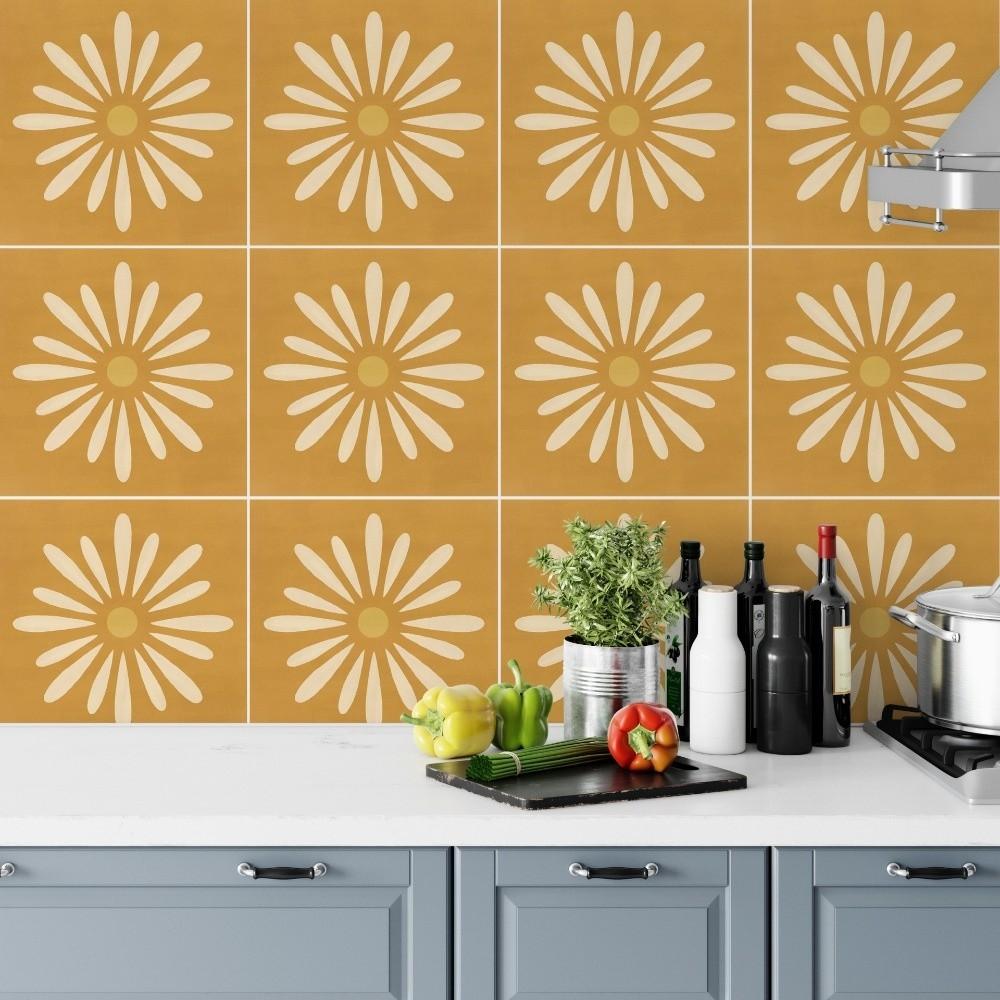 10Pcs Matte Wall Tile Sticker Self-Adhesive Tile Decal Retro Peel And Stick Tile  Home Renovation