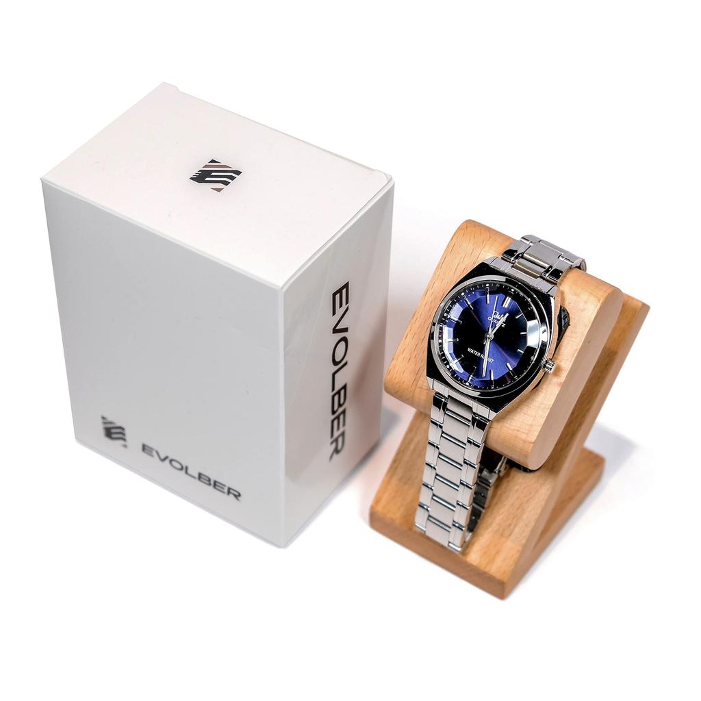 EVOLBER Klockställ för En Klocka, Tillverkat av Sällsynt Naturligt Zelkova (Keyaki)