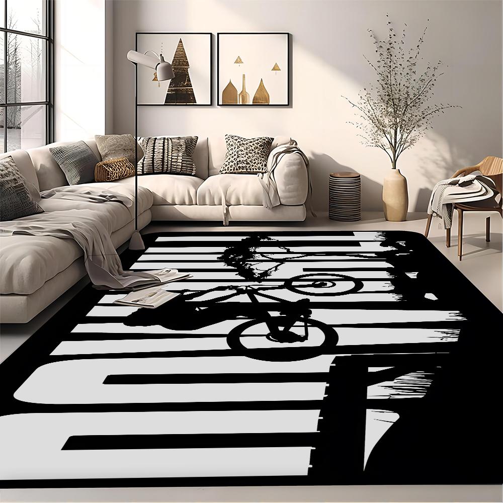 Bicycle Mountain Bike Cycling Floor Mat Nordic Style Home Doormat Bathroom-Toilet Mats Bedroom Hotel Decor Mat
