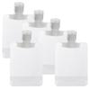 5 Peças Sacos de Viagem Vazios Squeeze Saco Dispensador de Loção Recarregável Shampoo Produtos de Higiene Pessoal Condicionador Saco de Armazenamento de Cosméticos Líquidos