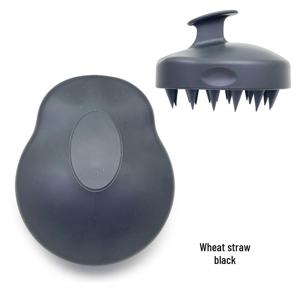 Wheat Straw Morandi Silicone Scalp Massage Brush