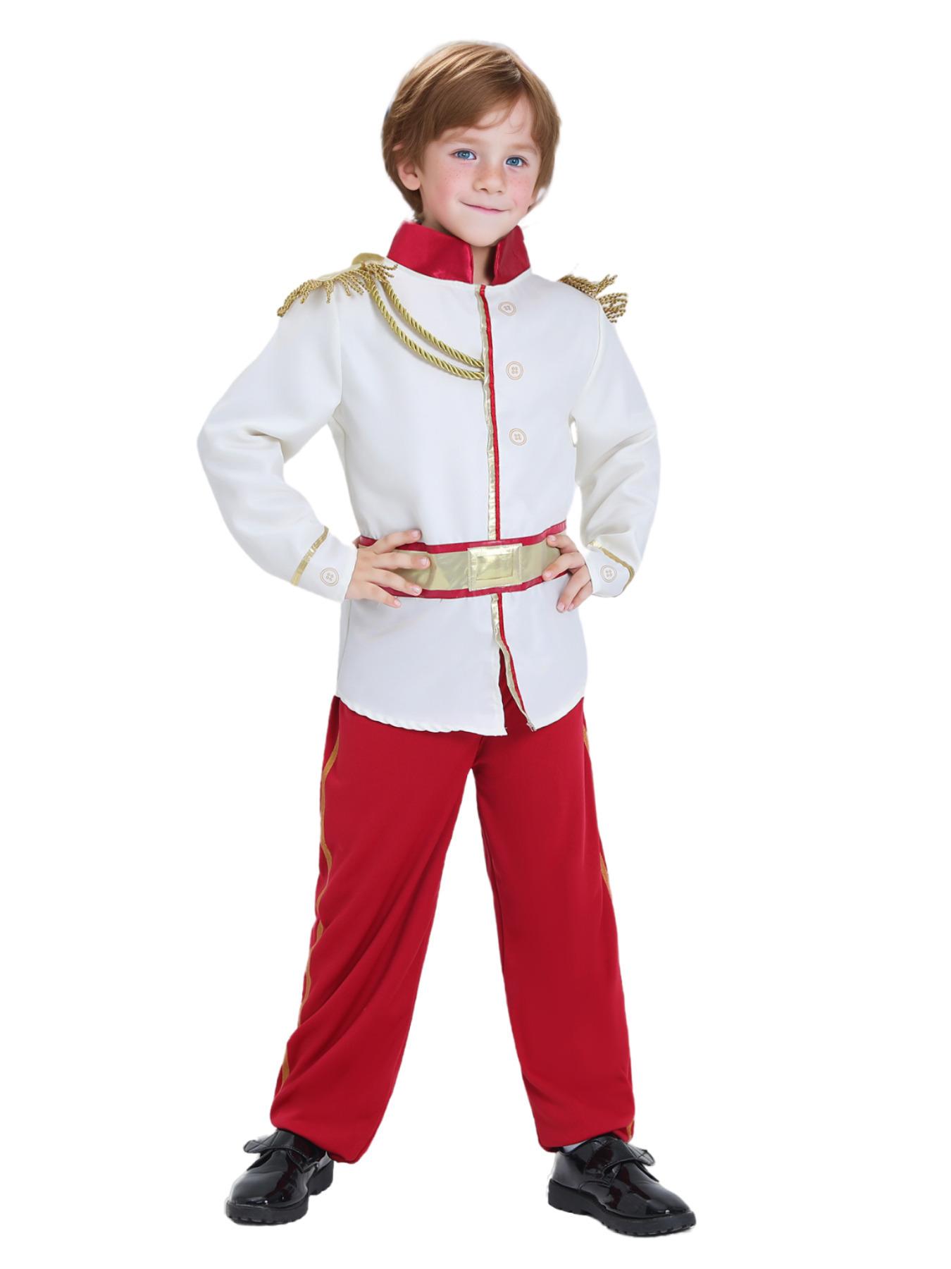 Children s Fairy Tale Performance Costume Handsome Prince Charming Dress Up Boy Halloween Stage Performance Costume 110