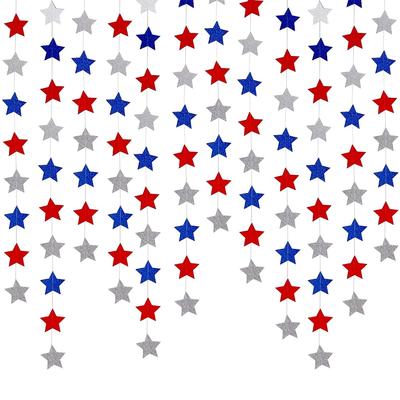 Stair Garland Fasionable for Wedding Red Stronger Festive Atmosphere Delicate Romantic Trump Birthday Streamers Under the Verand