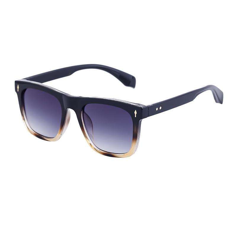 JYL TS Men's Retro Square - Outdoor UV-Protective Trendy Sunglasses ZS-98134