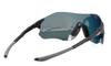 Rimless Shield Curved Polarized Original Sports Sunglasses for Training and Running EZ22 [EIENNO]