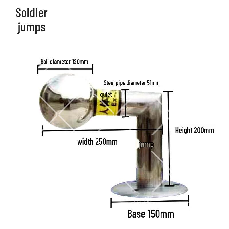 Wall-Mounted Human Body Static Eliminator Ball