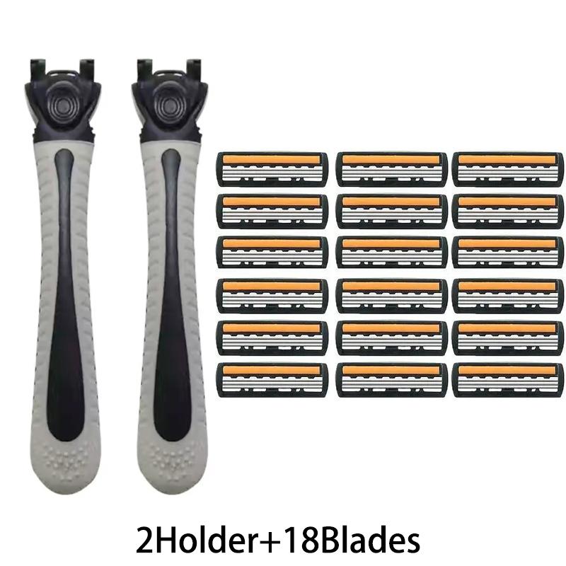 3-warstwowe Bezpieczeństwo Klasyczne Manualne Maszynki Wymienne Ostrza Ostrze do Golenia na Mokro Nóż do Usuwania Włosów z Ciała i Twarzy