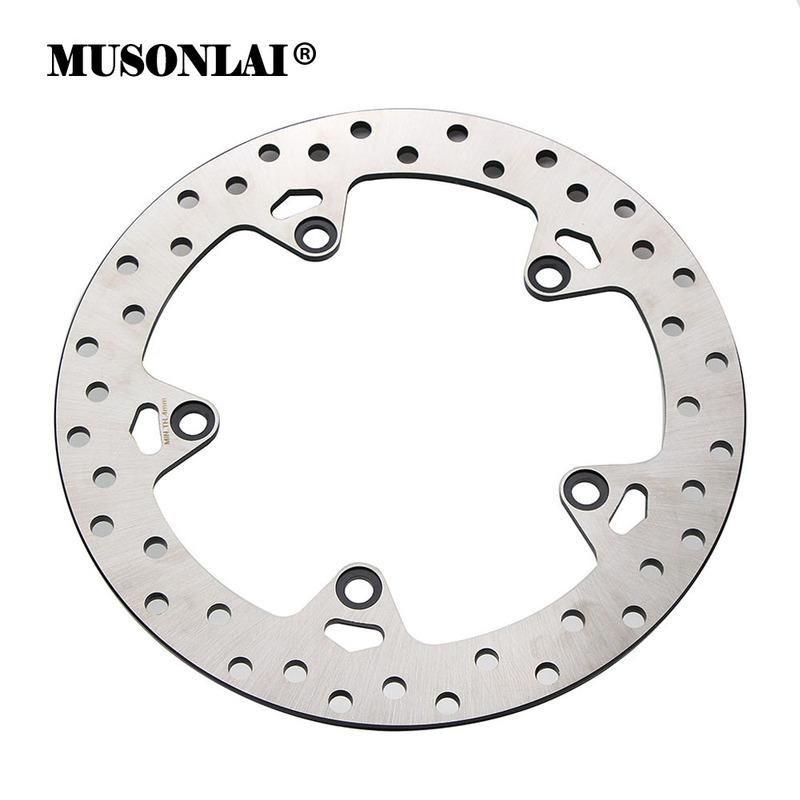 265mm Motorcycle Rear Brake Disc Rotor For BMW R1200R R1200S R1200ST R1200RT R1200GS R Nice T Scrambler Cafe Racer Urban GS