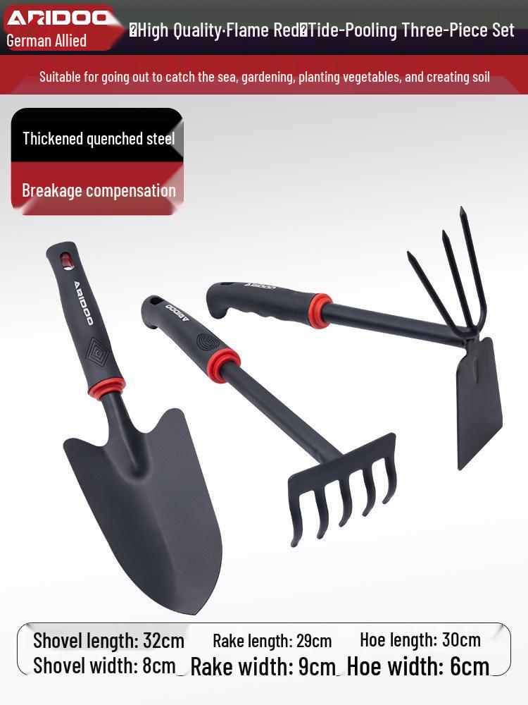 Tide-Chasing Tool Kit: Children's and Adults' Seaside Sand and Clam Digging Set with Shovel and Clips