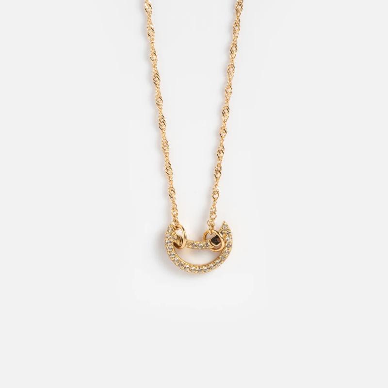 

Fashion Stainless Steel Pearl Multi-Pendant Necklace Holiday Style Light Luxury Versatile Design Sense Creative Jewelry