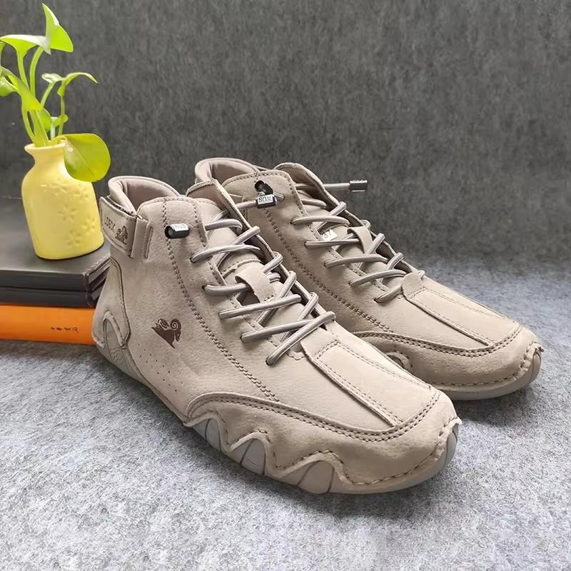 

Women Boots Casual Motorcycle Summer Fashionable Retro Street Comfort Soft Soled Casual Shoes Walking Daily Versatile Bare Boots 36 сірий колір