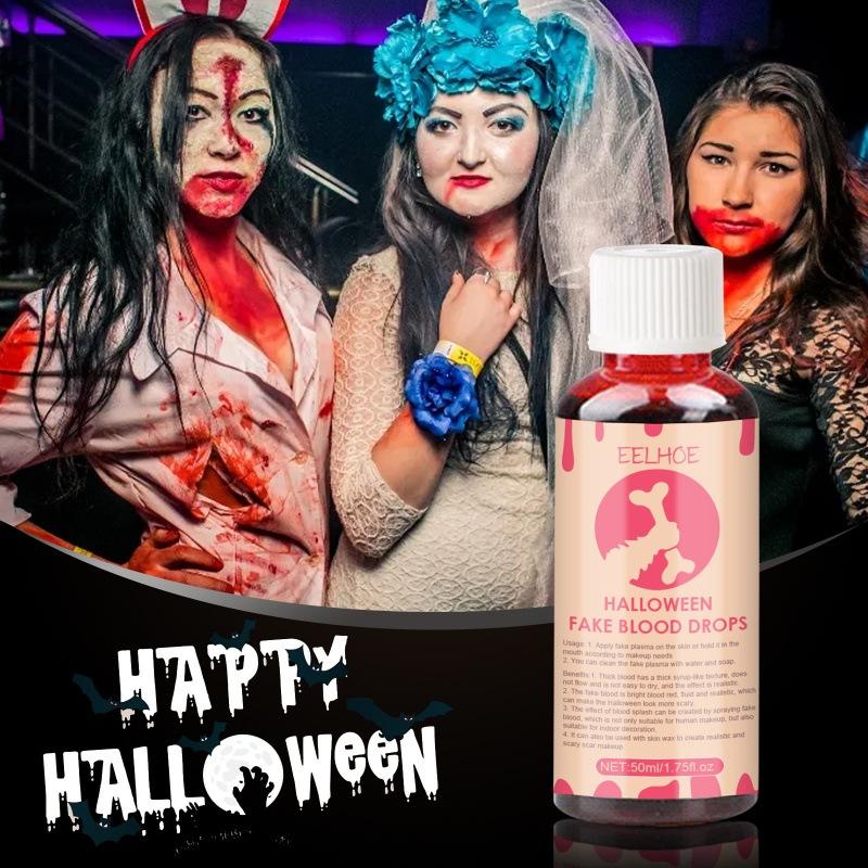 EELHOE Halloween plasma props plasma spray fake blood vampire zombie blood simulation spoof makeup props