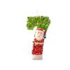 Christmas Happy Birthday Candles For Cakes Decorating Supplies Unscented Number Candles Cake Topper Decorations