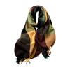 Scarf Striped Plaid Large Shawl Elegant And Winter Warm Scarf