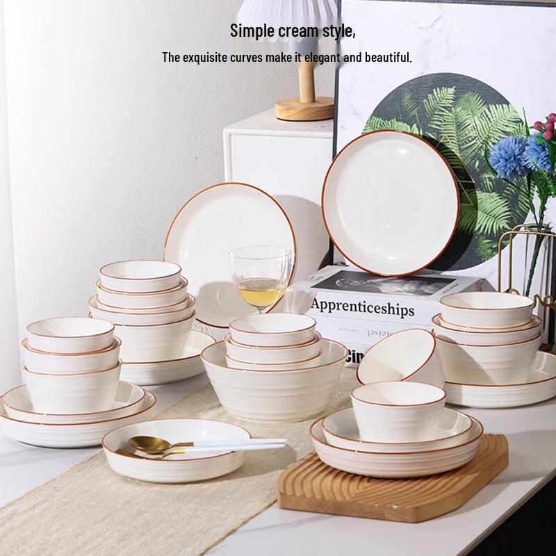Linpan Jingdezhen Ceramic Bowl Set
