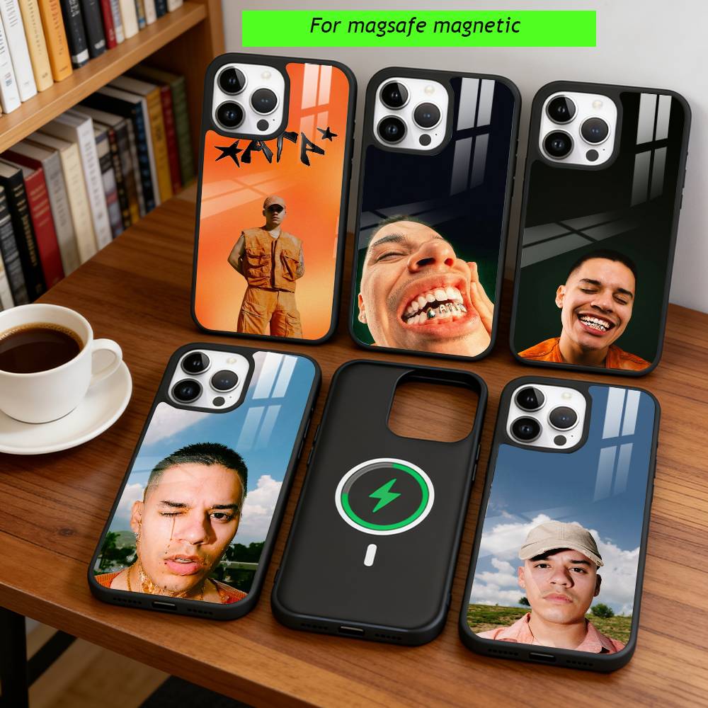 Rapper Nsqk Phone Case For iPhone17,16,15,14,13,12,11 Plus,Pro Magnetic with Magsafe Wireless Charging