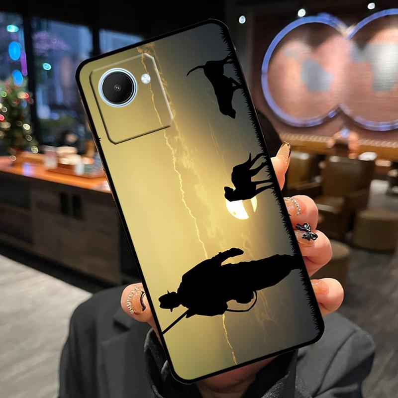 Hunter Man Fishing Dog Case For Realme 11 Pro Plus 15 14 13 12 GT7 Pro GT6 C55 C51 C53 C35 C33 C61 C65 C67 C71 C75