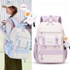[monolane] Stylish Large Capacity Backpack for Girls, Perfect for Commuting and School, Cute Purple Backpack with Laptop Capacity