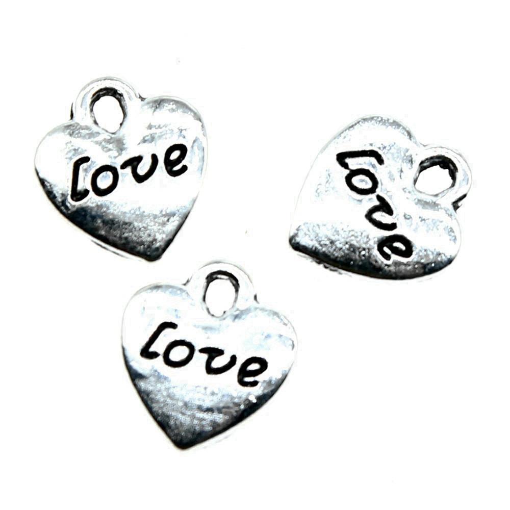 

BFF Best Friends Charms Love Pendants For Friendship Themed Jewelry A13-10pcs-11x10mm
