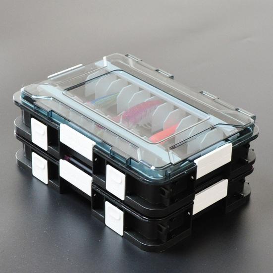 Fishing Tackle Box Portable Multi-compartment Lure Storage Box Large Capacity Lure Organizer Gift for Fishing Enthusiasts Anglers