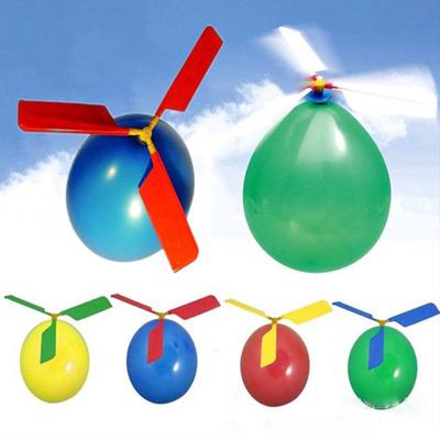 1 sada Classic Balon Letadlo Helicopter Pro děti Děti Létající hračka Dárek Venkovní hračky
