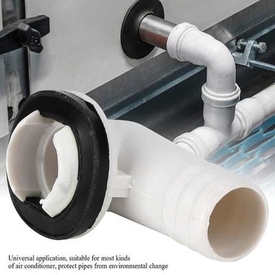 Right-Angel Air Conditioner Drain Outlet Connector Overflow Joints Water Pipe Drain Fittings Air Conditioning Drainage Tool