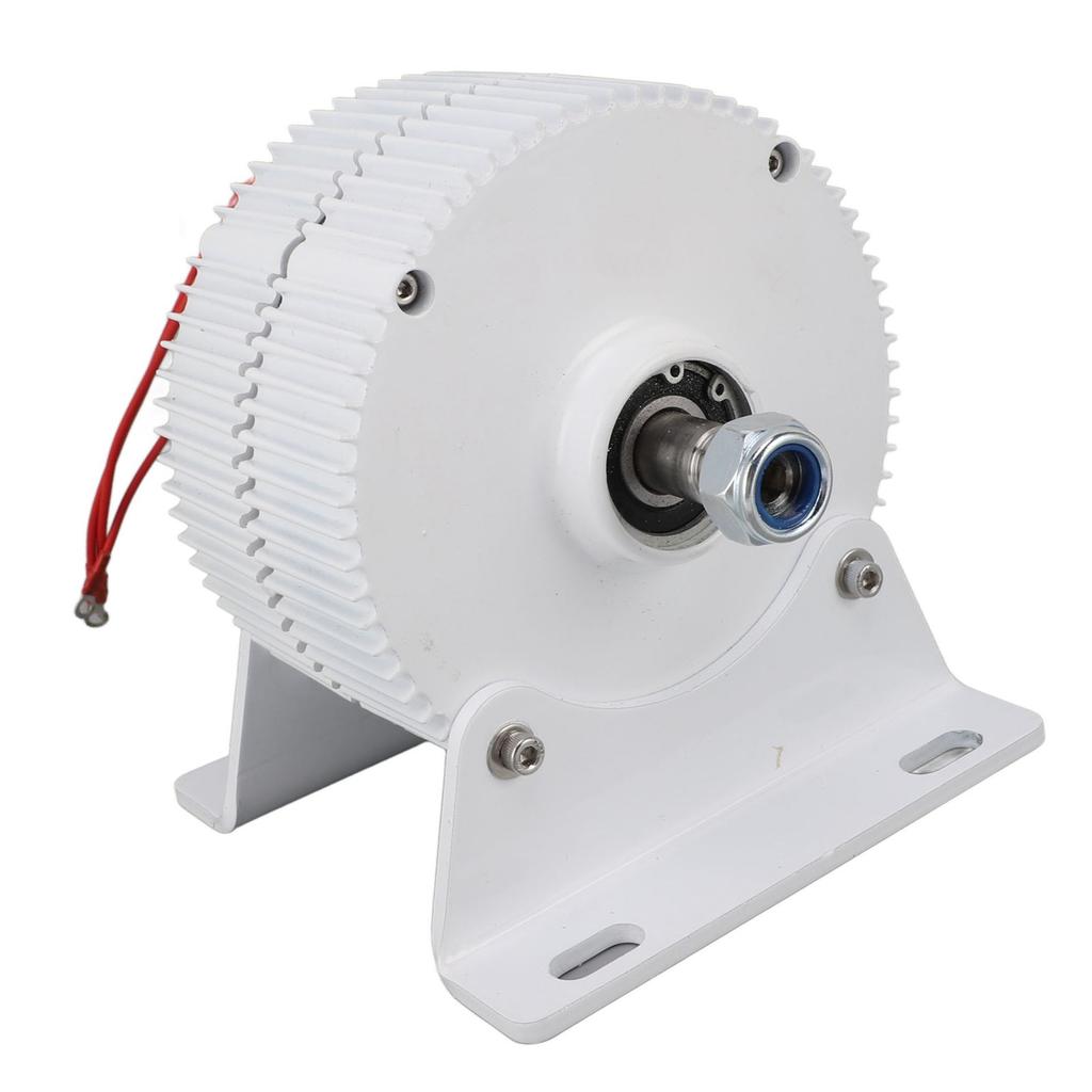 Alternator trifazat cu arbore dublu, generator sincron cu magneți permanenți cu bază pentru turbine eoliene