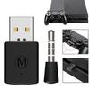BT Receiver Wireless Headset Headphone Adapter with Mic BT 4.0 Dongle USB Adapter USB Dongle for PS4 Black