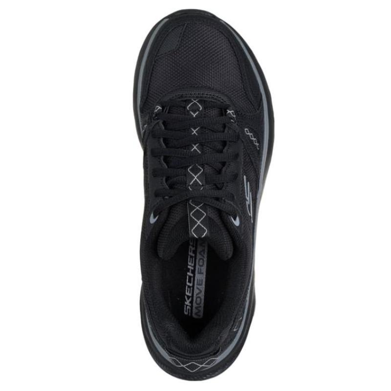 Skechers Ridge Oak Gateway Trail Women Black Low Top Casual Shoes Trendy Comfortable 180233-BBK