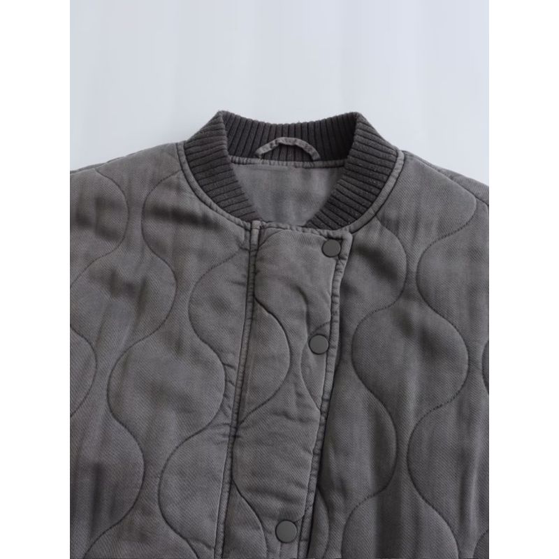 Kaslead New Arrival Women's Clothing Fashion Style Cotton-Padded Jacket Loose Pilot Jacket Outwear 4088243 802