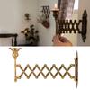 Antique Bronze Finish Metal Candlestick Holder Wall Mounted Candle Holder  Ambient Lighting