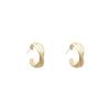 925 Silver Retro French Cross Hoop Earrings - Fashionable, Atmospheric, and Stylishly Designed
