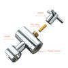 Zinc Alloy Shower Bracket Hand Hold Height & Angle Adjustable 0.7/0.9 Inch High Toughness Sprayer Holder On Bar