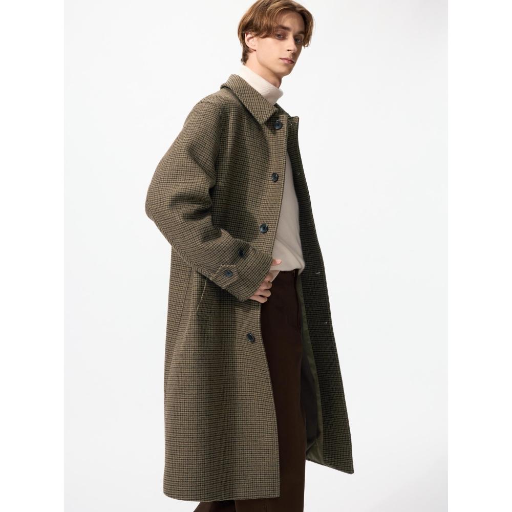 Uniqlo Balmacan Coat  Pattern 