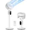 Circulator with DC Motor Saving Measures 360 Degree Fan for Living Room Circulator Quiet Remote Control Included 12 Levels of Air Volume Adjustment 4