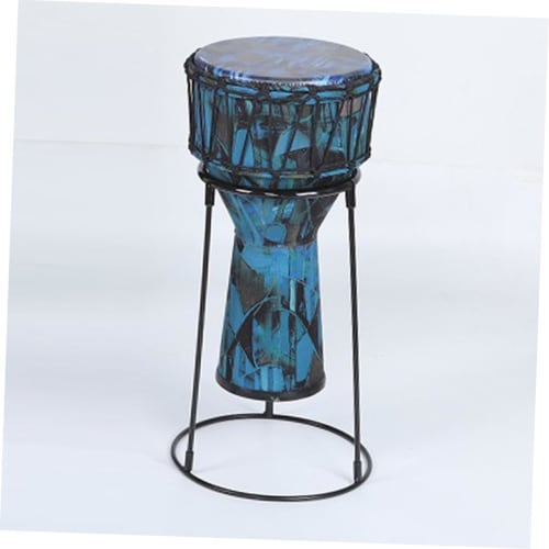 Vaguelly African Drum Stand, Practice Shelf, Drum Holder, Djembe Stand, Percussion Instrument Supplies, Drum Hardware Mount, Percussion Instrument Par