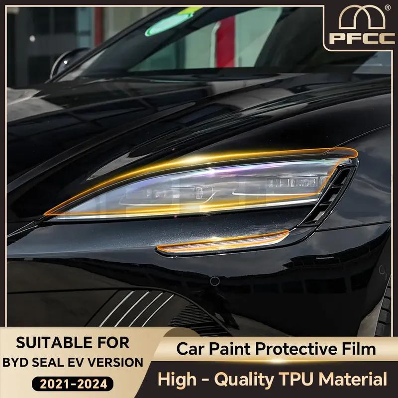 For BYD Seal EV Version 2024 Car Front Headlight Rear View Film TPU Paint Protection Film Anti-scratch Protective