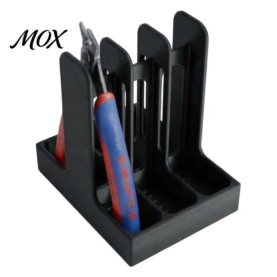 Diagonal Pliers Storage 3D Printed Gridfinity Organizer, Vertical 3/6 Slot Plier Holder Rack, Manual Tool Organizer Desktop Tray for Needle