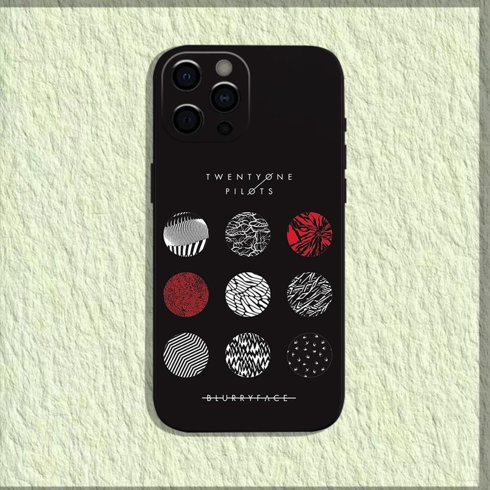 T-Twenty O-One Pilots Phone Case For iPhone 16,15,14,13,12,11,Pro,X,XS,Max,XR,Plus,Mini Soft Black Cover