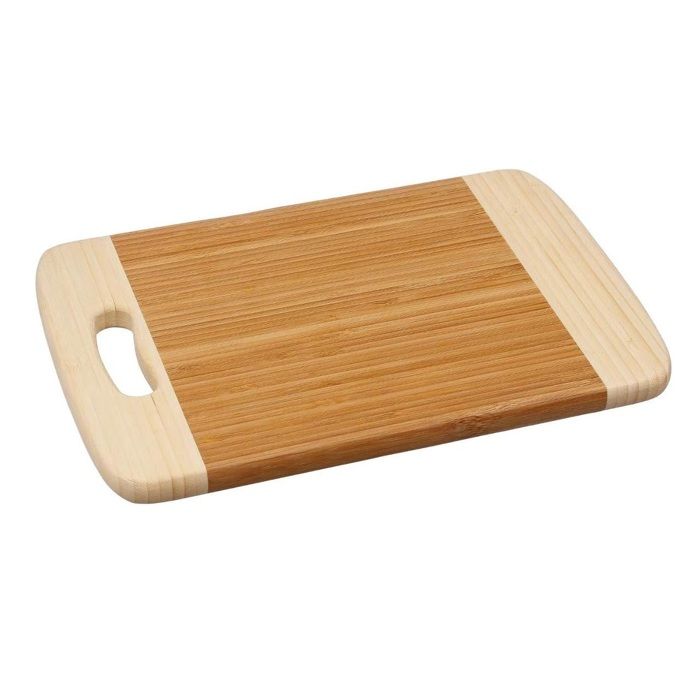 Planche À Découper - MARQUE - 30 X 20 Cm - Bois De Bambou - Poignée Intégrée - Élégante