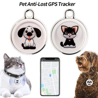 Localizator GPS Tracker Anti-Pierre Găsește Tracker de activitate inteligent compatibil Bluetooth pentru Câini Pisici Copii Animale de companie Breloc Portofel Bagaj
