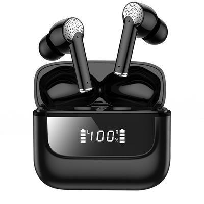 Bezprzewodowe słuchawki Bluetooth 5.4, wyświetlacz LED, sportowe zatyczki do uszu, wodoodporne, dotykowe, słuchawki, jakość dźwięku HD ENC, zestaw słuchawkowy stereo