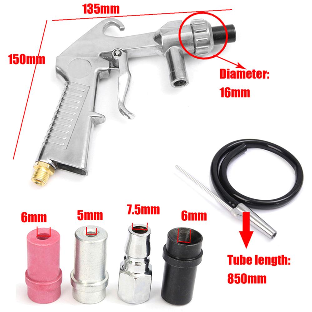 Air Sandblaster + Tube + Connector + Mouth + Nozzles Sandblasting Tools Kit