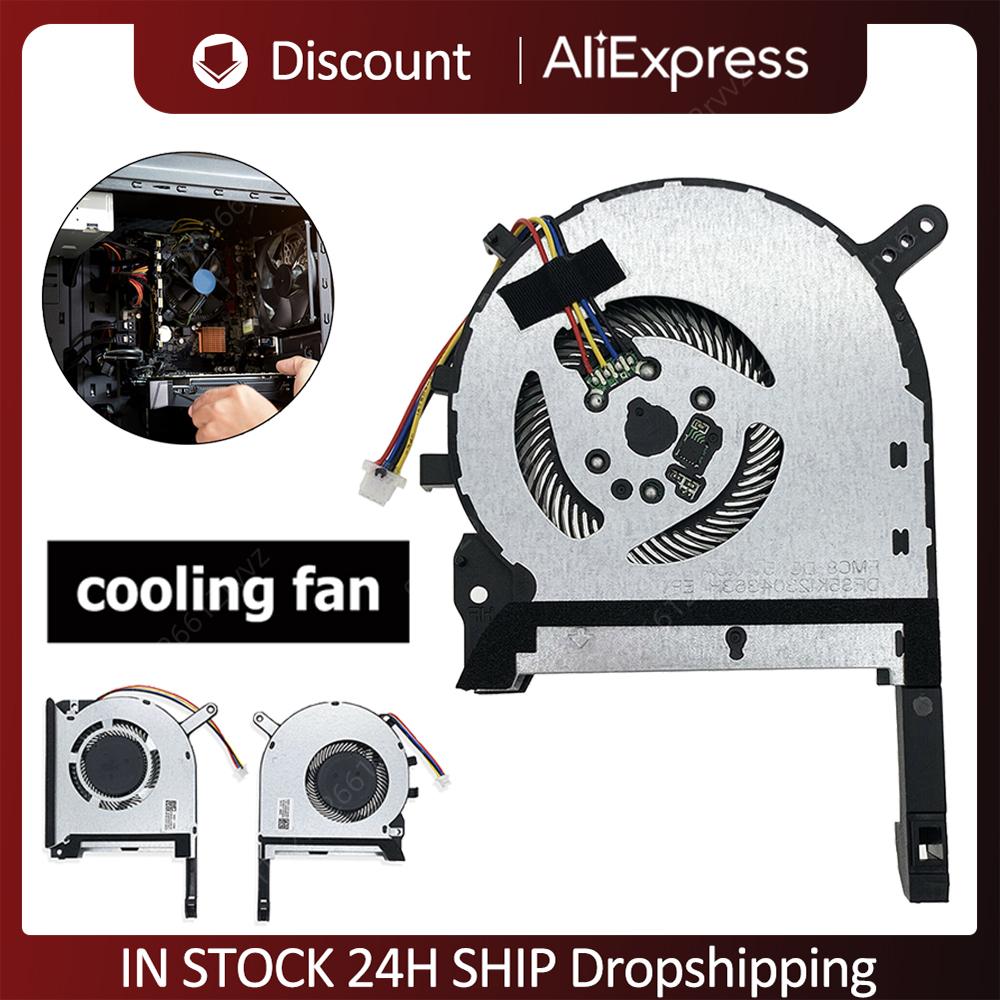 PC Laptop Cooling Fan 4 Pin CPU GPU Fan For Asus TUF Gaming FX505DU FX505DY FX505GT FX505DD A15 FA506 IV FA506IU FA506IH Cooler