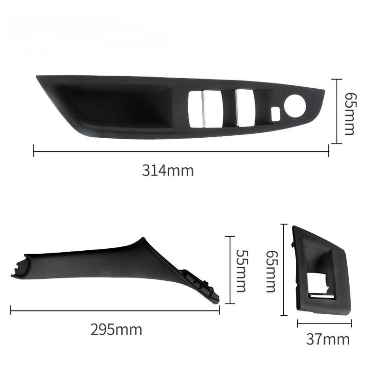 LHD RHD Upgraded New Interior Passenger Door Handle Inside Panel Trim For BMW 5 Series F10 F11 F18 520i 523i 525i 528i 535i